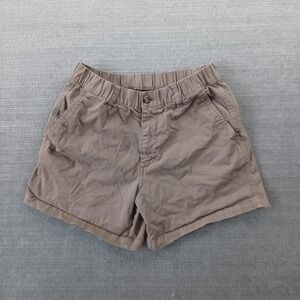 Bear Bottom Shorts Mens Medium Beige 5.5" Inseam Elastic Waist Casual Resort